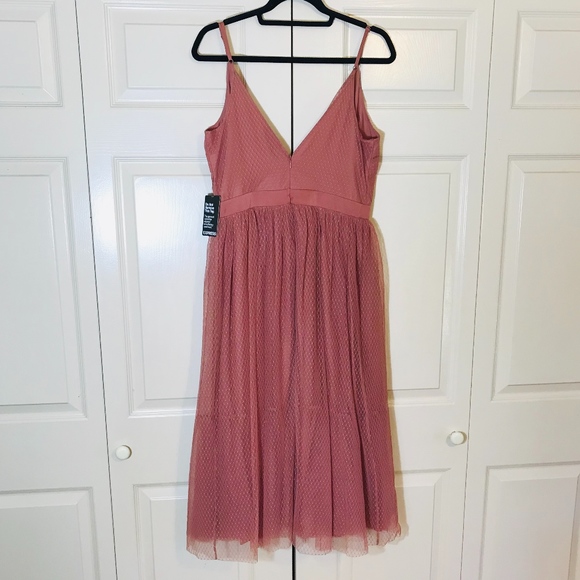 EXPRESS Flare Midi Dress - Picture 6 of 7